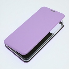 Чехол книжка STYLISH для ITEL A27 (A551), экокожа, визитница, цвет сиреневый