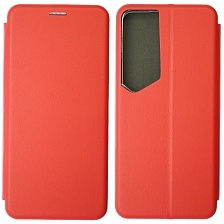 Чехол книжка STYLISH для TECNO Pova 4, Pova Neo 2, экокожа, визитница, цвет красный