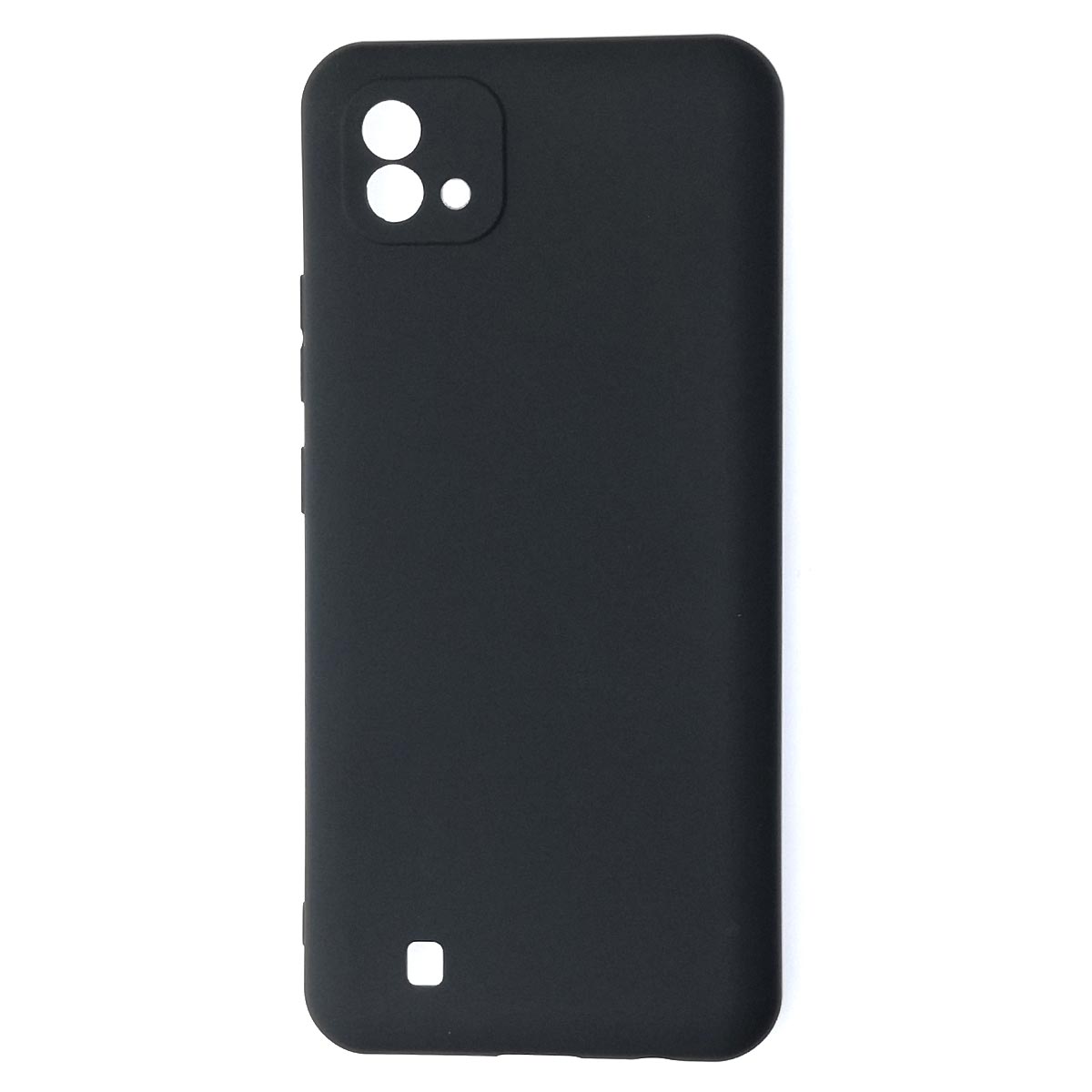 Чехол накладка SOFT TOUCH для Realme C20, силикон, матовый, цвет черный Чехол накладка SOFT TOUCH для Realme C20, силикон, матовый, цвет черный
