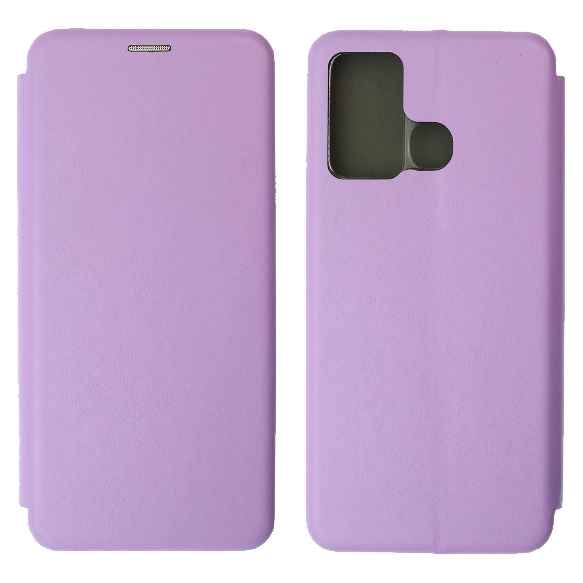 Чехол книжка STYLISH для INFINIX HOT 12 Play, экокожа, визитница, цвет сиреневый