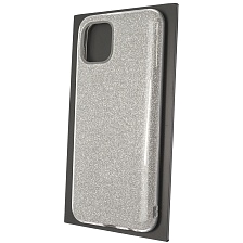 Чехол накладка SHINE для SAMSUNG Galaxy A03, силикон, блестки, цвет серебристый Чехол накладка SHINE для SAMSUNG Galaxy A03, силикон, блестки, цвет серебристый