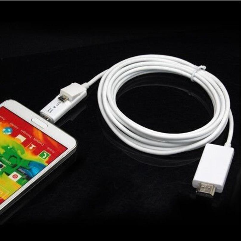 HDTV кабель Olten DE144K HDMI/USB универсальный для смартфонов 1 метр (коробка).