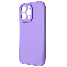 Чехол накладка для APPLE iPhone 14 Pro Max, защита камеры, силикон, цвет сиреневый Чехол накладка для APPLE iPhone 14 Pro Max, защита камеры, силикон, цвет сиреневый