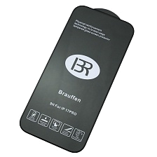 Защитное стекло 5D BRAUFFEN для APPLE iPhone 17 Pro, цвет окантовки черный