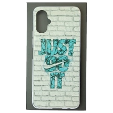 Чехол накладка для TECNO Spark 9 Pro, силикон, глянцевый, рисунок JUST DO IT