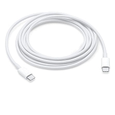 Кабель USB Type C на USB Type C, длина 2 метра, цвет белый