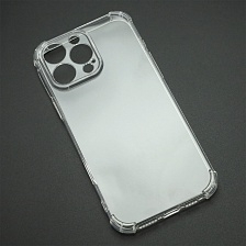 Чехол накладка для APPLE iPhone 16 Pro Max, защита камеры, усиленные края, силикон, цвет прозрачный Чехол накладка для APPLE iPhone 16 Pro Max, защита камеры, усиленные края, силикон, цвет прозрачный