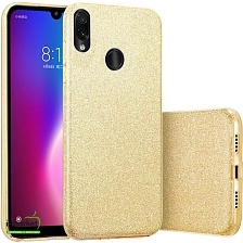 Чехол накладка Shine для XIAOMI Redmi 7, силикон, блестки, цвет золотистый Чехол накладка Shine для XIAOMI Redmi 7, силикон, блестки, цвет золотистый