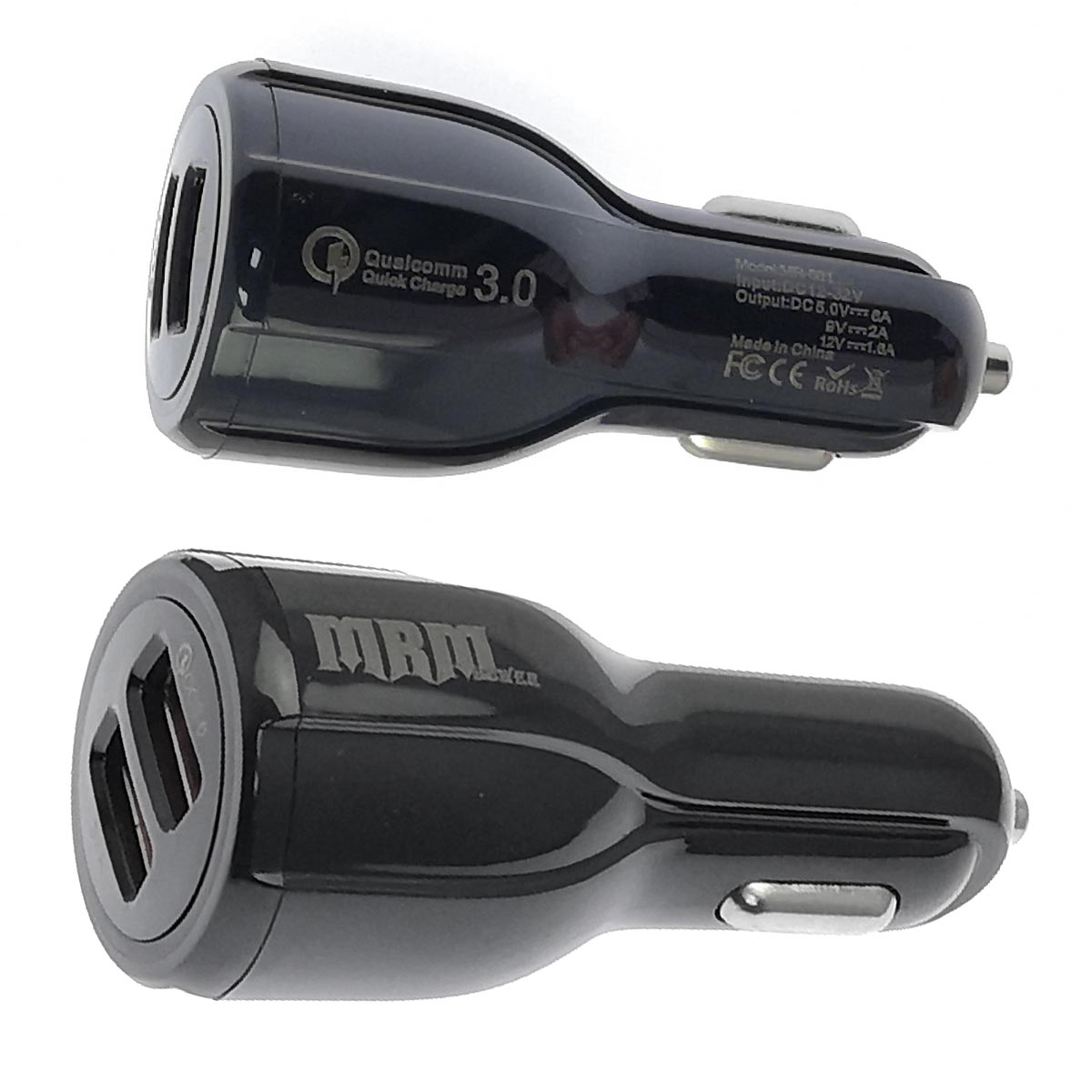 АЗУ (Автомобильное зарядное устройство) MRM MR-681, 3.1A, 2 USB, QC3.0, цвет черный АЗУ (Автомобильное зарядное устройство) MRM MR-681, 3.1A, 2 USB, QC3.0, цвет черный