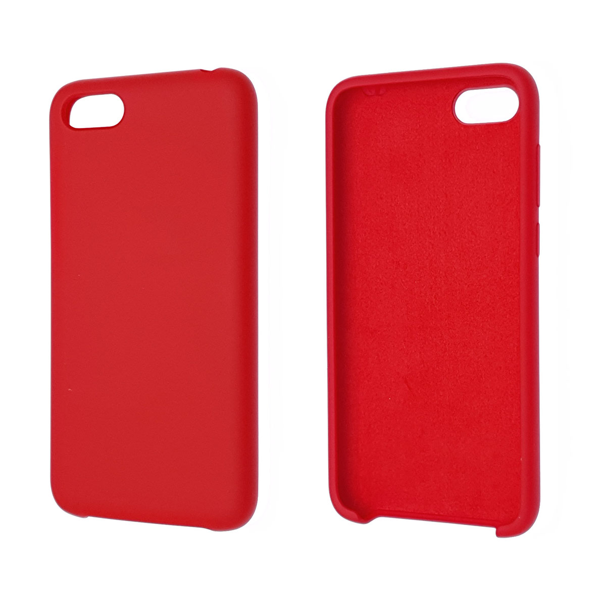 Чехол накладка Silicon Cover для HUAWEI Honor 7A, Y5 2018, Y5 Prime, Y5 Lite, силикон, бархат, цвет красный. Чехол накладка Silicon Cover для HUAWEI Honor 7A, Y5 2018, Y5 Prime, Y5 Lite, силикон, бархат, цвет красный.