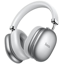 Гарнитура (наушники с микрофоном) беспроводная, полноразмерная, HOCO W35 Max, ANC, цвет серебристый
