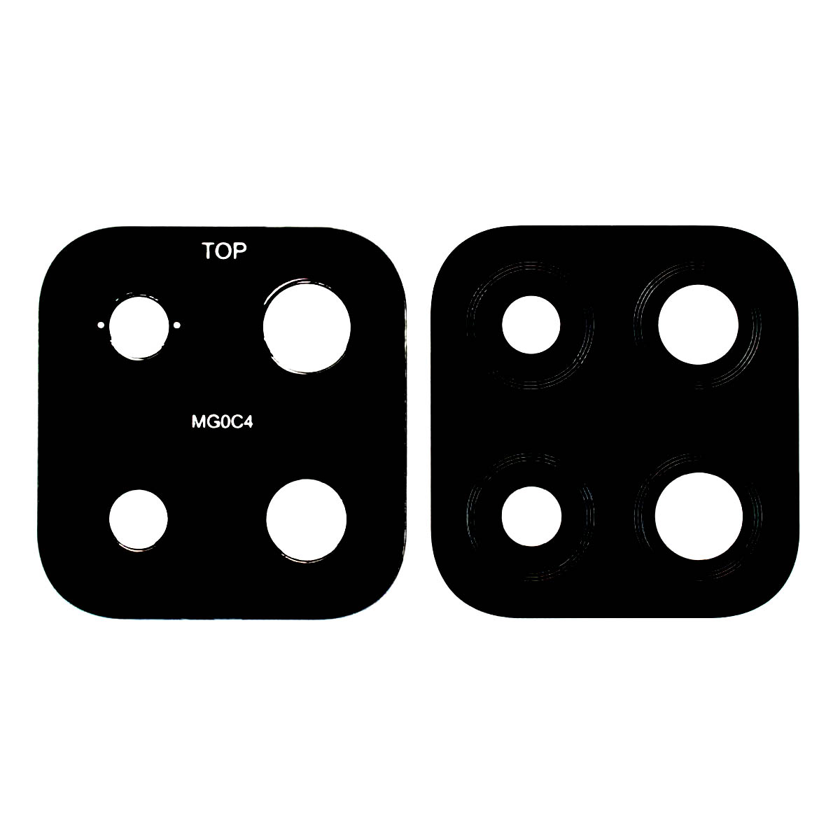 Стекло основной камеры для SAMSUNG Galaxy A12 (SM-A125F), цвет черный