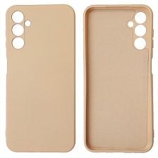 Чехол накладка NANO для SAMSUNG Galaxy A14 4G, силикон, бархат, цвет розовый песок