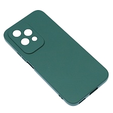 Чехол накладка NANO для HUAWEI Honor 200 Lite, защита камеры, силикон, бархат, цвет темно зеленый Чехол накладка NANO для HUAWEI Honor 200 Lite, защита камеры, силикон, бархат, цвет темно зеленый