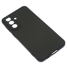 Чехол накладка Silicon Cover для SAMSUNG Galaxy A57, защита камеры, силикон, бархат, цвет черный