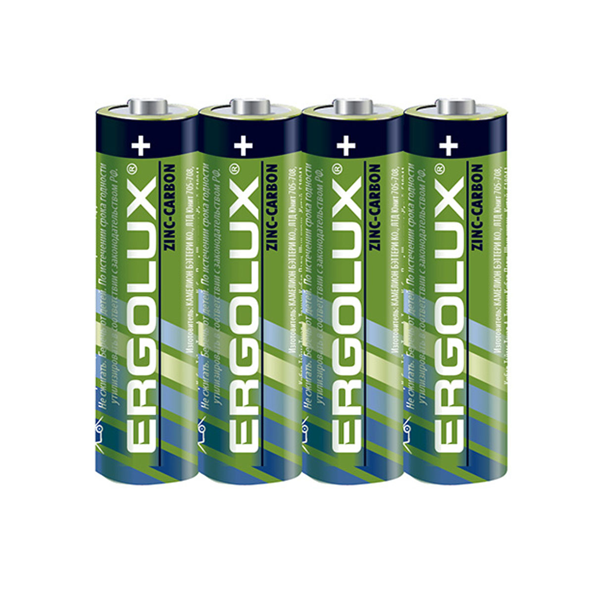 Батарейка ERGOLUX R6 AA Shrink 4 Heavy Duty 1.5V