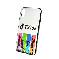Чехол накладка для APPLE iPhone X, iPhone XS, силикон, рисунок TikTok танцы. Чехол накладка для APPLE iPhone X, iPhone XS, силикон, рисунок TikTok танцы.