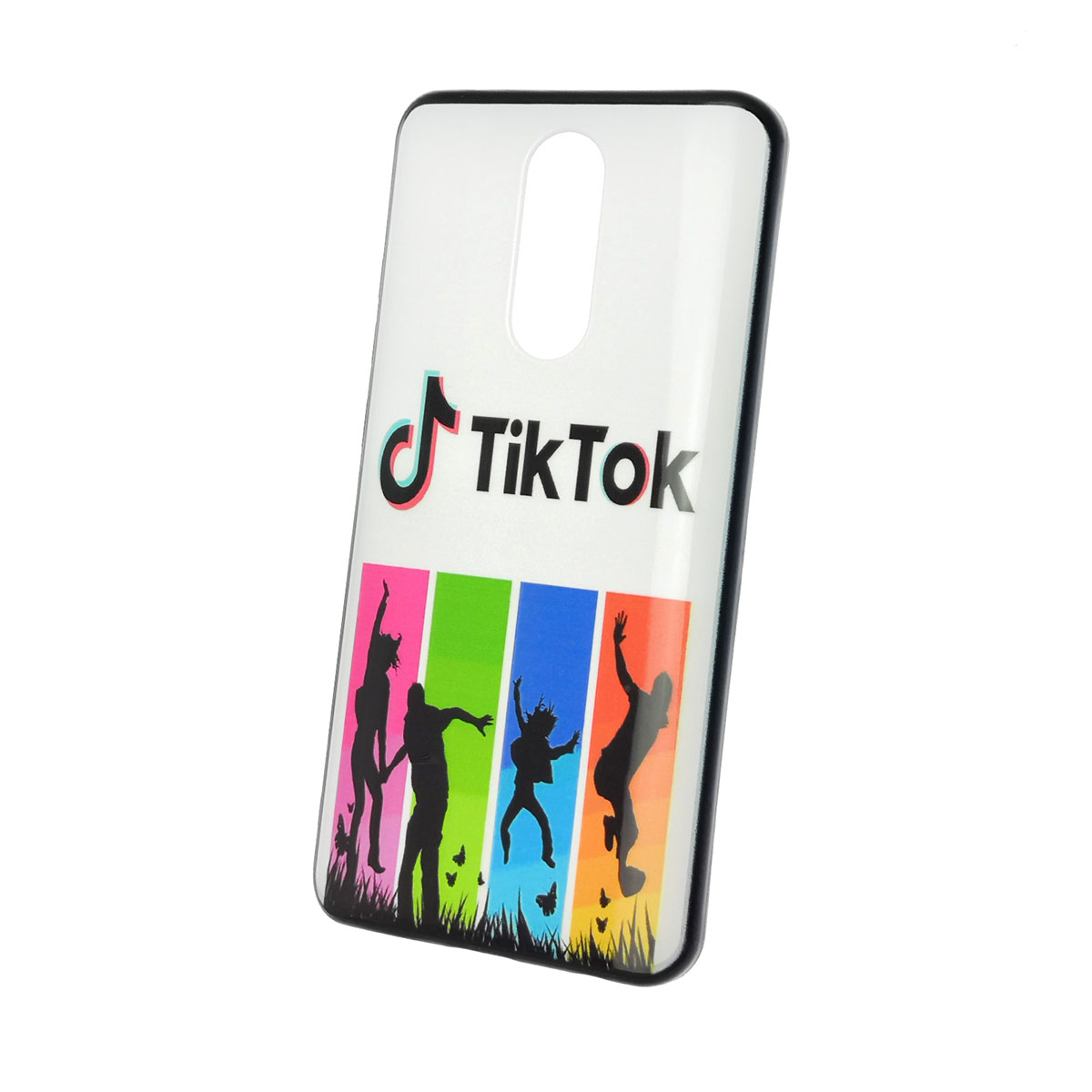 Чехол накладка для XIAOMI Redmi 8, силикон, рисунок TikTok танцы.