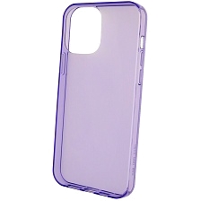 Чехол накладка Clear Case для APPLE iPhone 13 Pro Max (6.7), силикон 1.5 мм, цвет прозрачно сиреневый Чехол накладка Clear Case для APPLE iPhone 13 Pro Max (6.7), силикон 1.5 мм, цвет прозрачно сиреневый