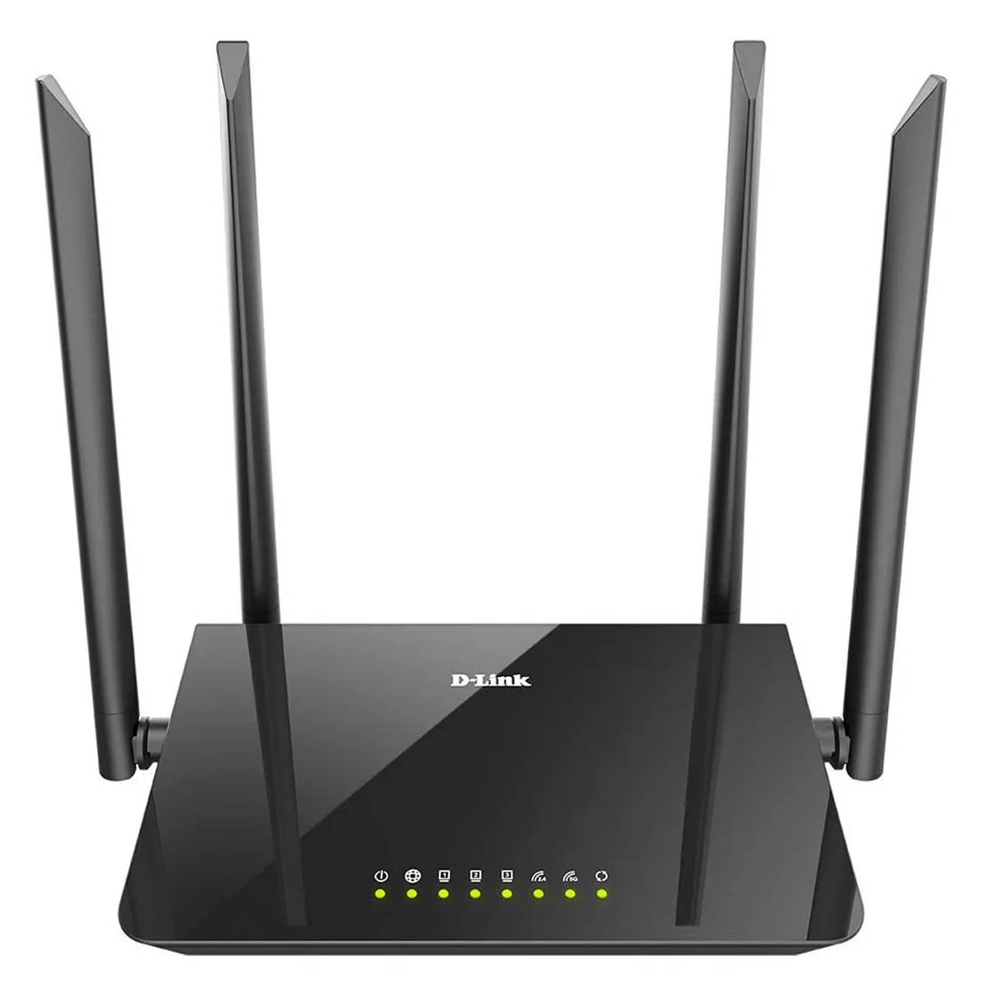 Wi-Fi роутер, беспроводной двухдиапазонный гигабитный маршрутизатор D-Link DIR-843 RU/B1A, AC1200 Wave 2 с поддержкой MU-MIMO, цвет черный