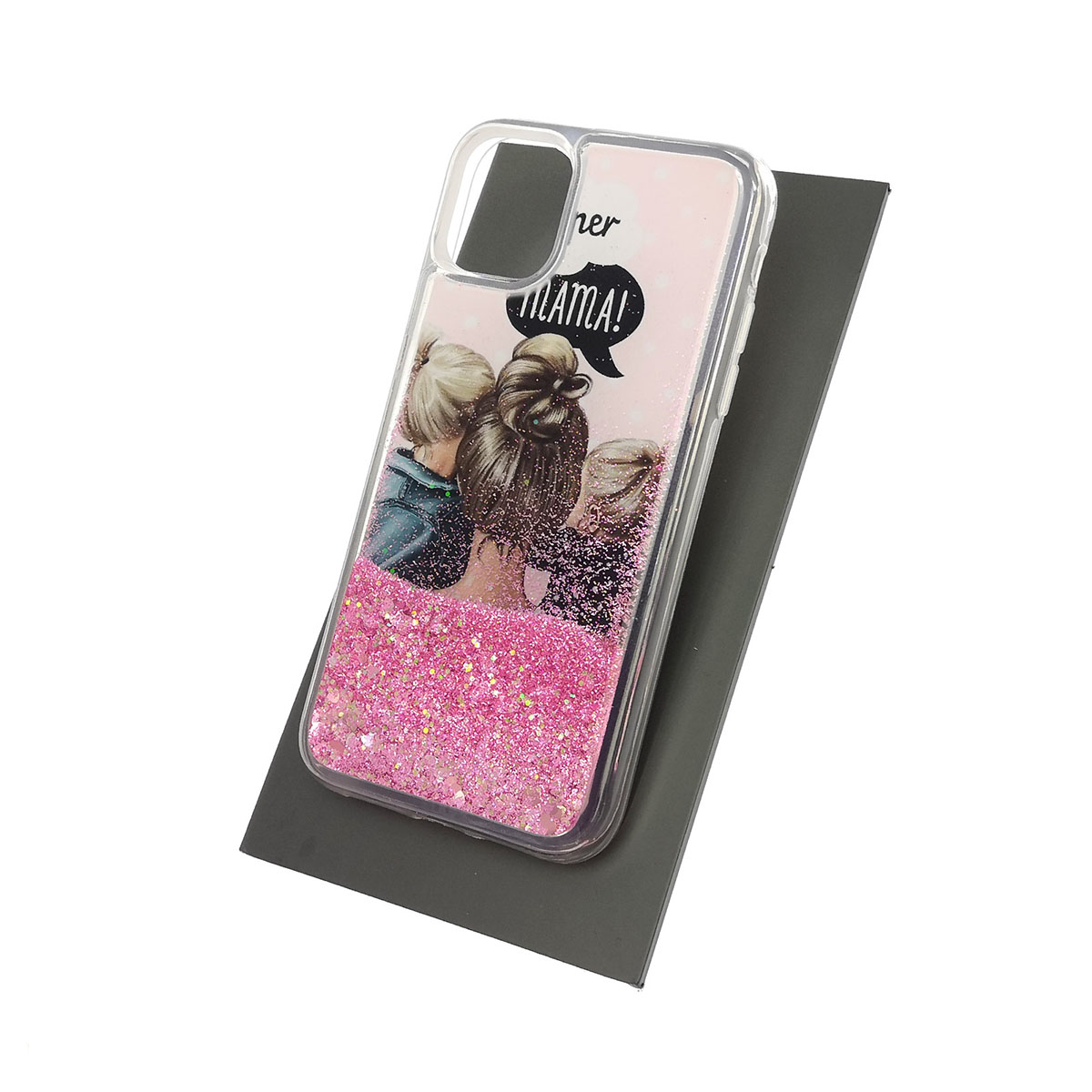 Чехол накладка TransFusion для APPLE iPhone 11, силикон, переливашка, рисунок super MOM girl MOM. Чехол накладка TransFusion для APPLE iPhone 11, силикон, переливашка, рисунок super MOM girl MOM.