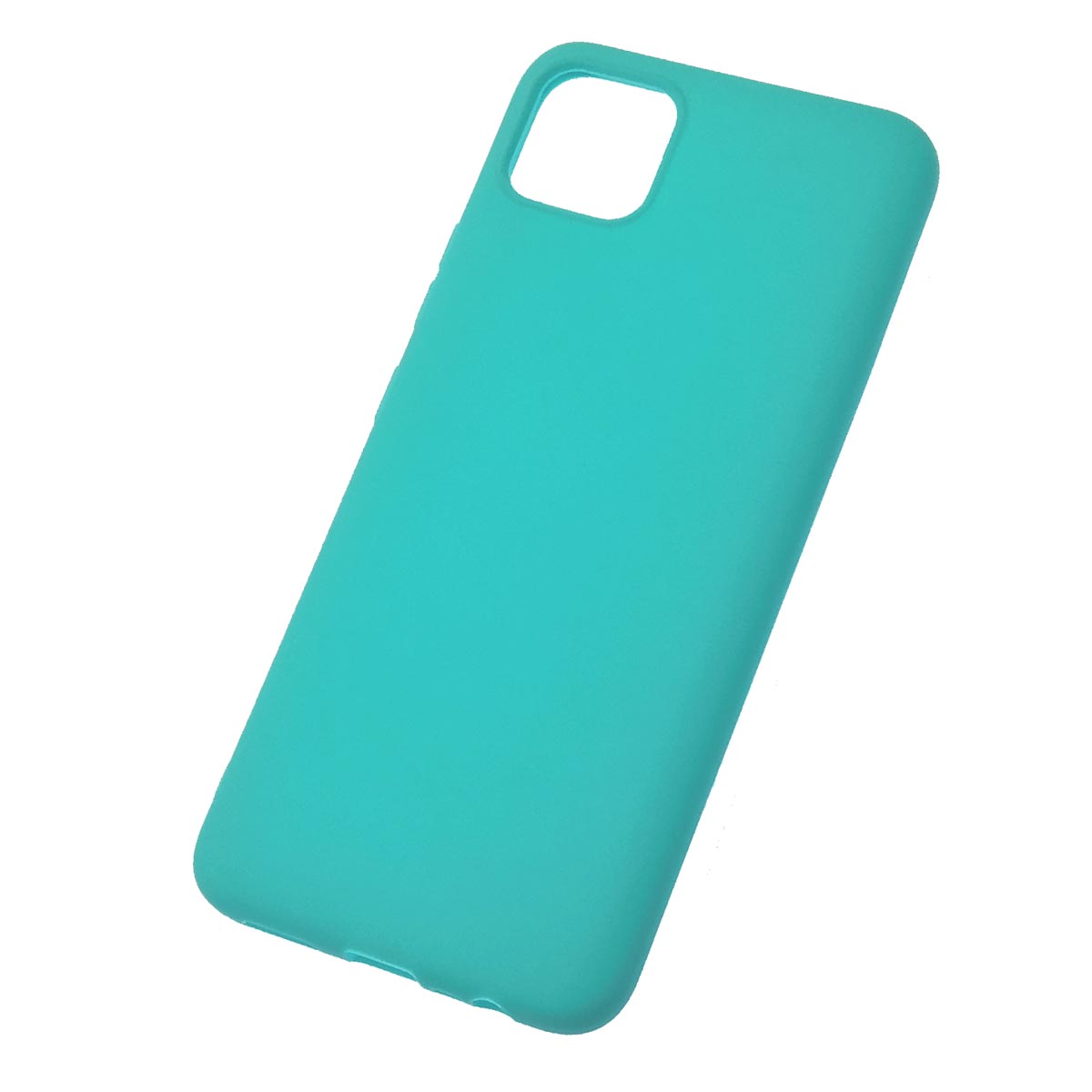 Чехол накладка SOFT TOUCH для Realme C11 2020, силикон, матовый, цвет бирюзовый Чехол накладка SOFT TOUCH для Realme C11 2020, силикон, матовый, цвет бирюзовый