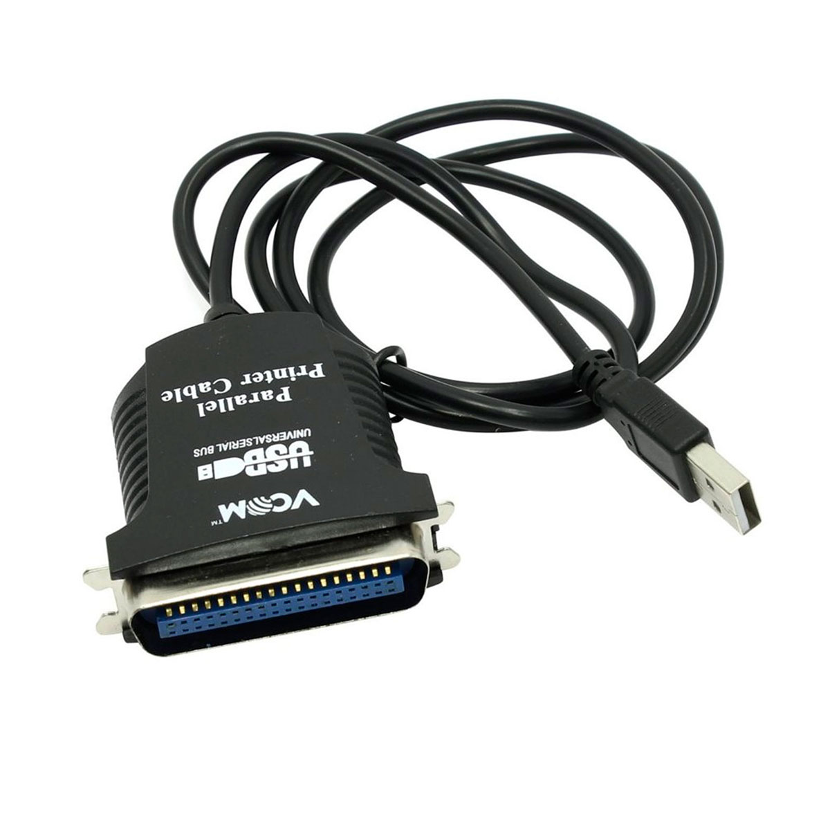 Кабель-адаптер VCOM USB A (вилка) -> LPT (прямое подключение к LPT порту принтера), 1.8 м. (1/30). Кабель-адаптер VCOM USB A (вилка) -> LPT (прямое подключение к LPT порту принтера), 1.8 м. (1/30).