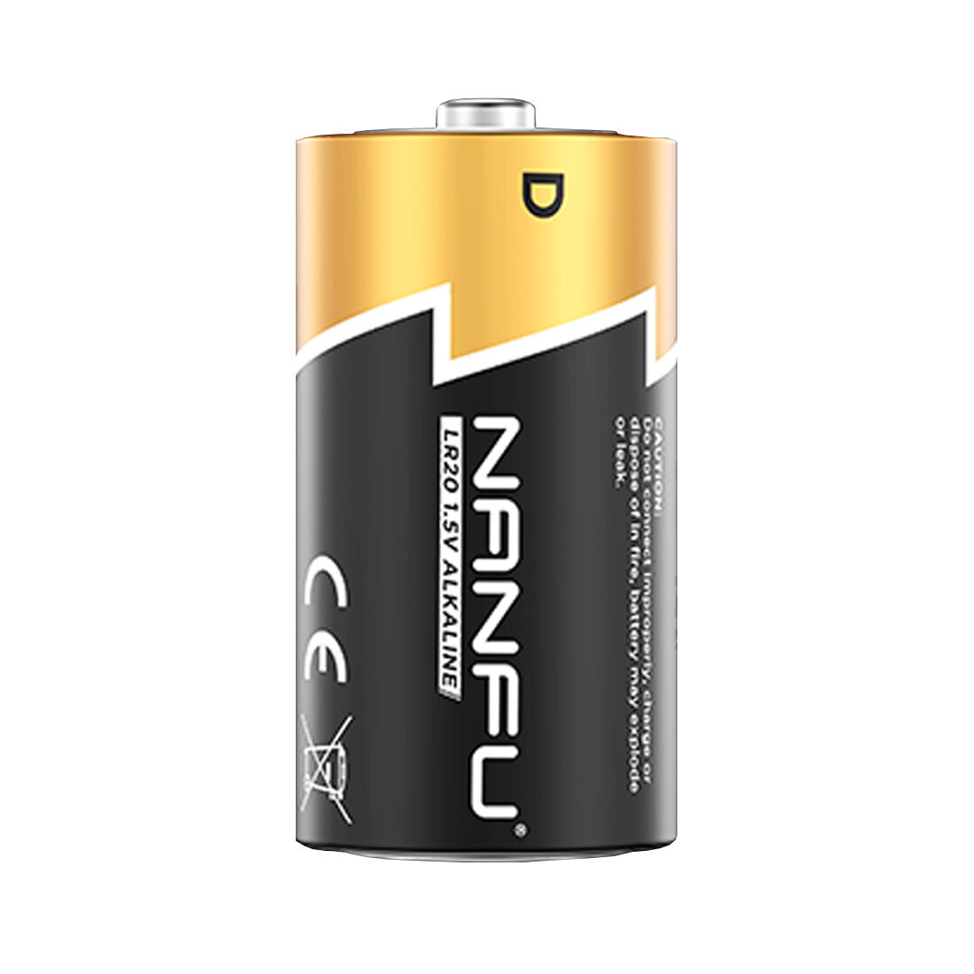 Батарейка NANFU D LR20 BL2 Alkaline 1.5V