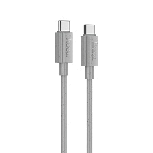 Кабель HOCO X107 Favor USB Type C на USB Type C, 60W, длина 1 метр, цвет серый
