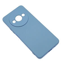 Чехол накладка NANO для XIAOMI Redmi A3, Redmi A3x, POCO C61, защита камеры, силикон, бархат, цвет васильковый Чехол накладка NANO для XIAOMI Redmi A3, Redmi A3x, POCO C61, защита камеры, силикон, бархат, цвет васильковый