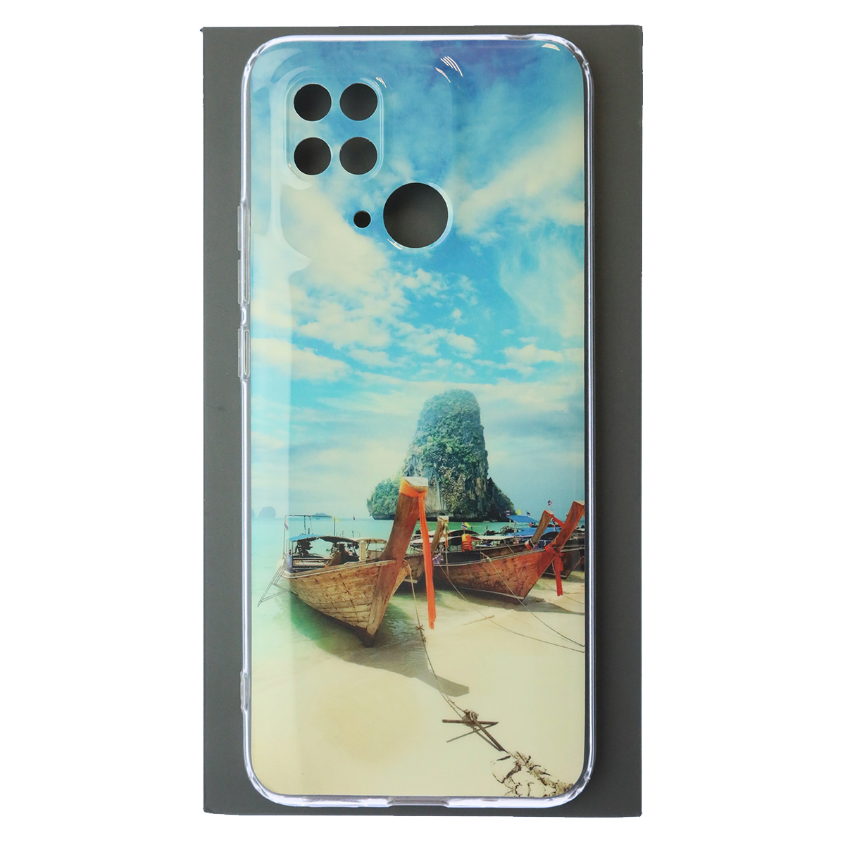 Чехол накладка для XIAOMI Redmi 10C, XIAOMI POCO C40, силикон, защита камеры, глянцевый, рисунок Пляж Чехол накладка для XIAOMI Redmi 10C, XIAOMI POCO C40, силикон, защита камеры, глянцевый, рисунок Пляж