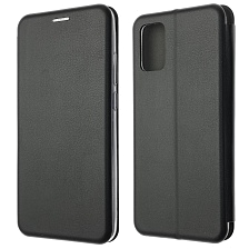 Чехол книжка STYLISH для SAMSUNG Galaxy A02S (SM-A025F), экокожа, визитница, цвет черный Чехол книжка STYLISH для SAMSUNG Galaxy A02S (SM-A025F), экокожа, визитница, цвет черный
