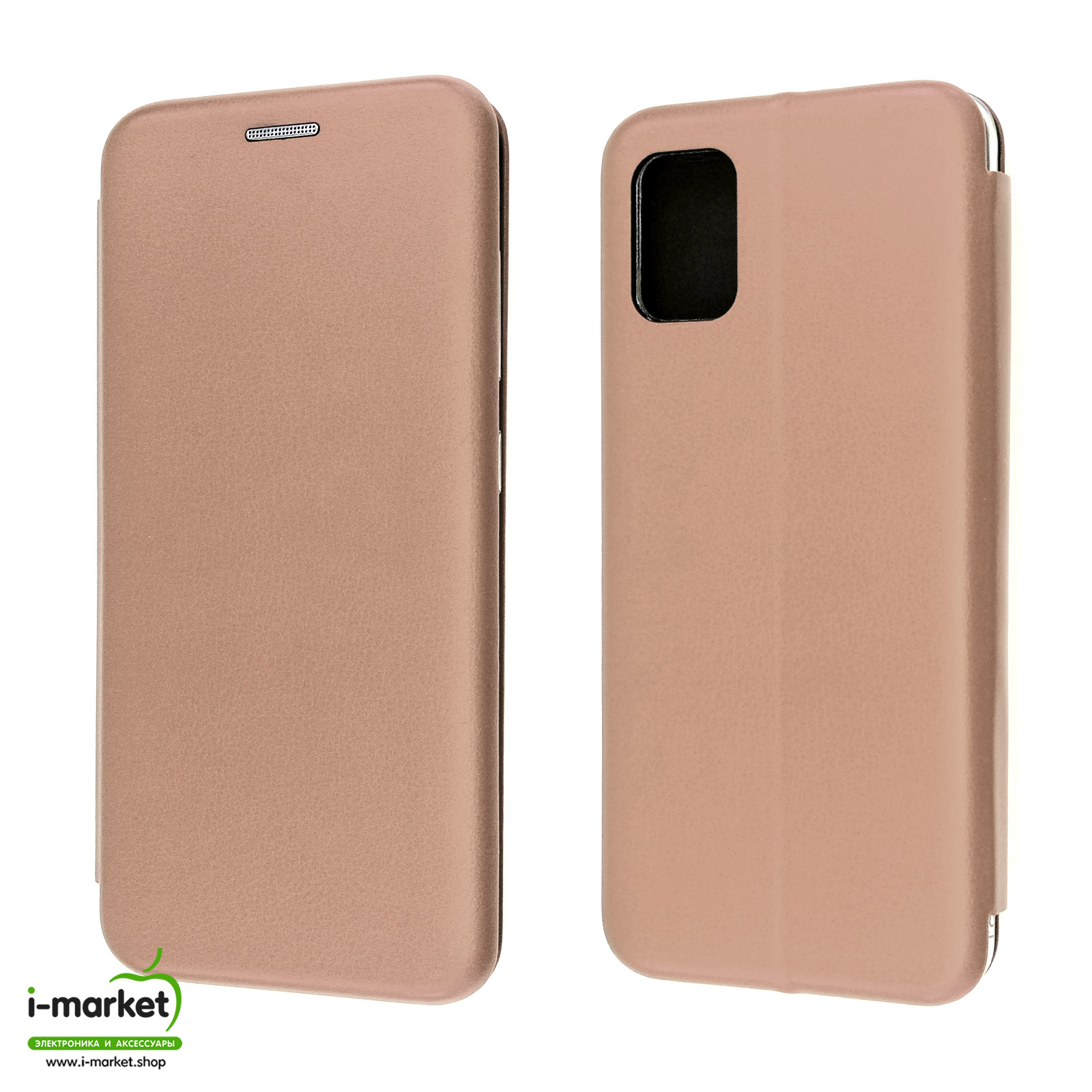 Чехол книжка STYLISH для SAMSUNG Galaxy A51 (SM-A515), экокожа, цвет розовое золото
