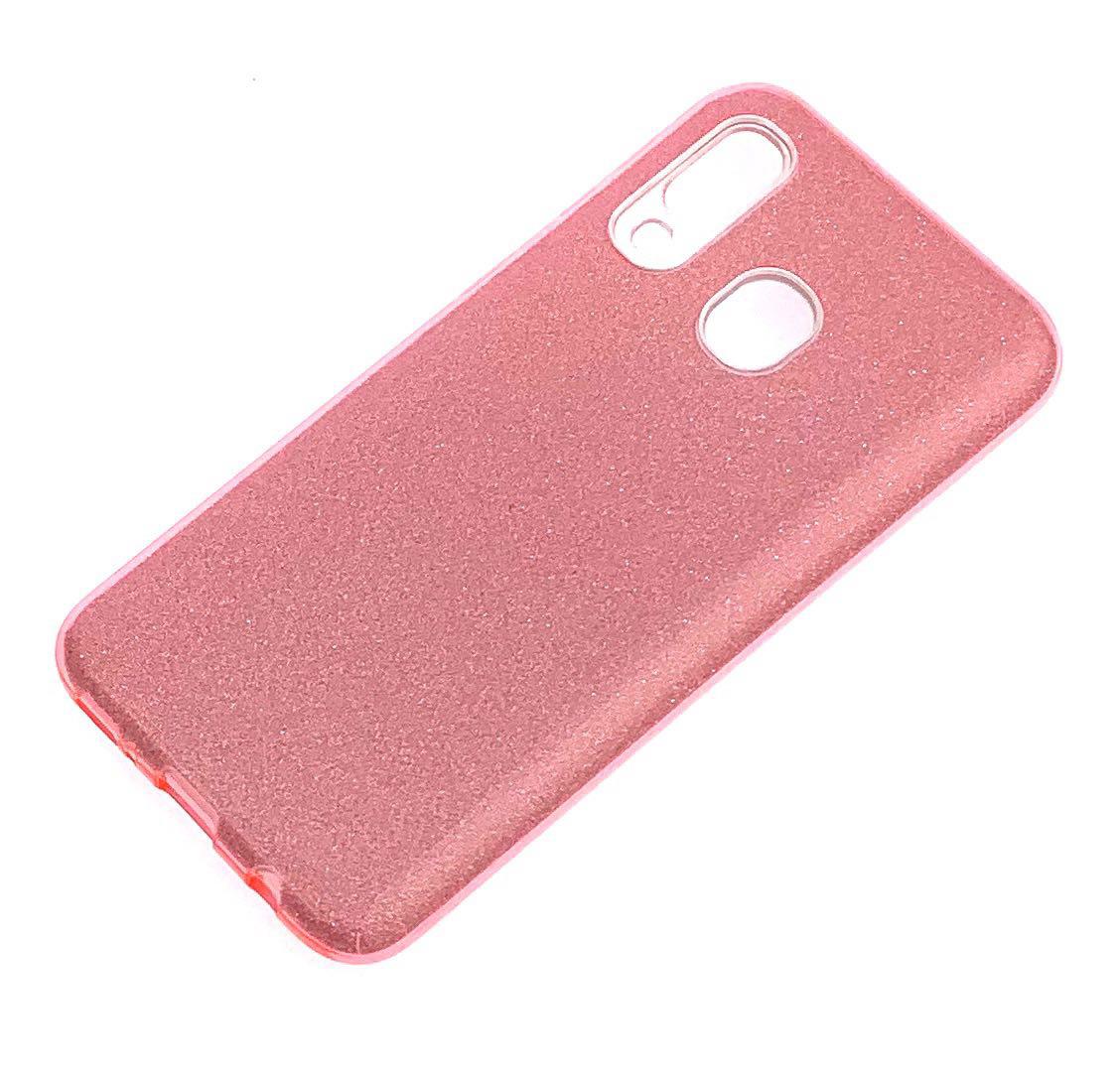 Чехол накладка Shine для SAMSUNG Galaxy A40 2019 (SM-A405), силикон, блестки, цвет коралловый. Чехол накладка Shine для SAMSUNG Galaxy A40 2019 (SM-A405), силикон, блестки, цвет коралловый.