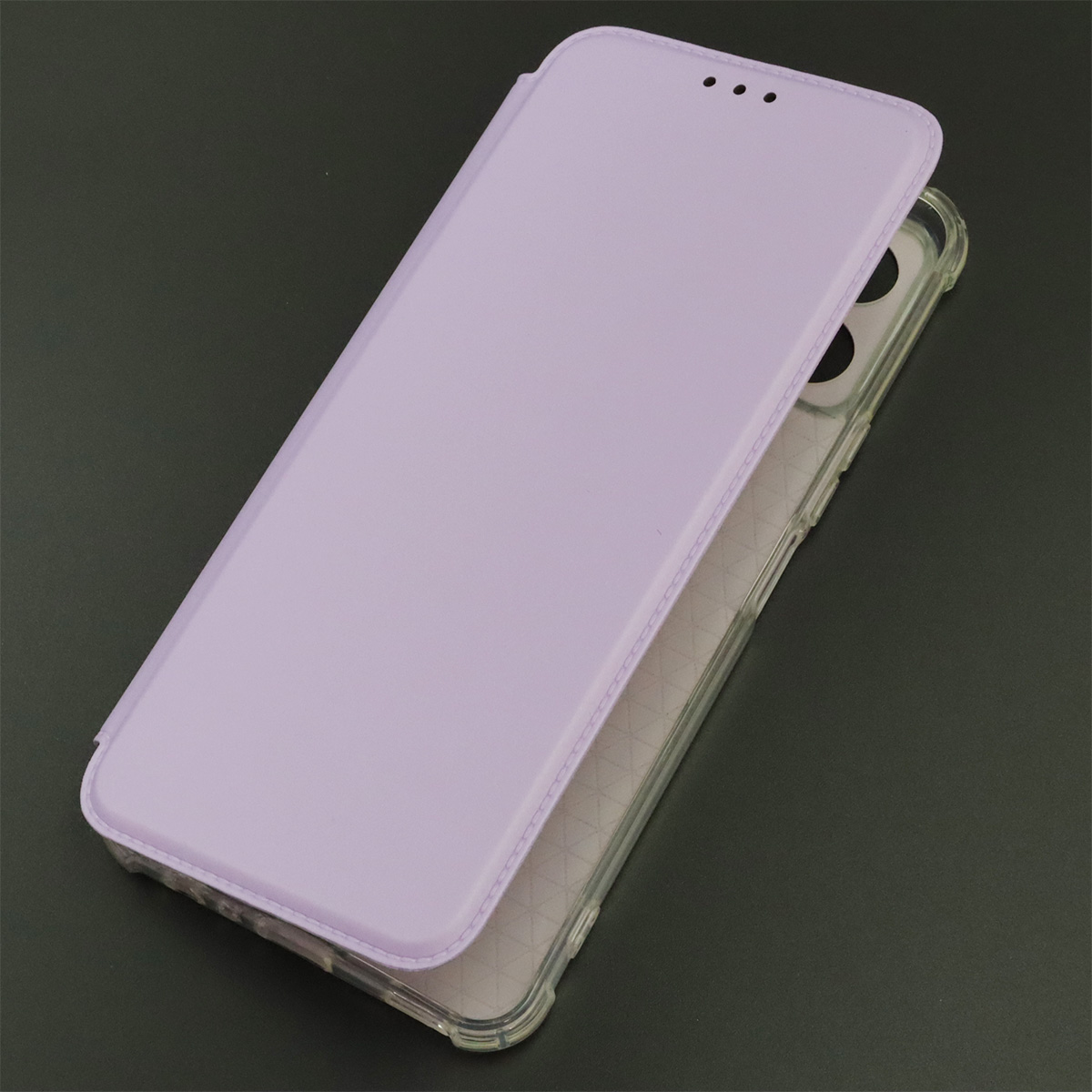 Чехол книжка для HUAWEI Honor X8, экокожа, визитница, цвет сиреневый Чехол книжка для HUAWEI Honor X8, экокожа, визитница, цвет сиреневый