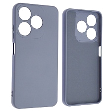 Чехол накладка NANO для TECNO Spark 10, TECNO Spark 10C, защита камеры, силикон, бархат, цвет космический серый Чехол накладка NANO для TECNO Spark 10, TECNO Spark 10C, защита камеры, силикон, бархат, цвет космический серый