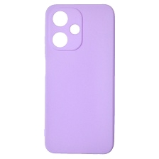 Чехол накладка для INFINIX HOT 30 Play, силикон, матовый, цвет сиреневый