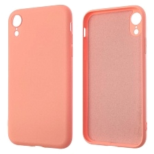 Чехол накладка NANO для APPLE iPhone XR, силикон, бархат, цвет светло розовый Чехол накладка NANO для APPLE iPhone XR, силикон, бархат, цвет светло розовый