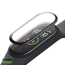 Защитная пленка / стекло 3D PMMA для XIAOMI Mi Band 4, цвет окантовки черный. Защитная пленка / стекло 3D PMMA для XIAOMI Mi Band 4, цвет окантовки черный.