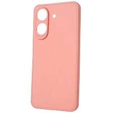 Чехол накладка для XIAOMI Redmi 13C, POCO C65, защита камеры, силикон, цвет персиковый
