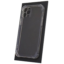 Чехол накладка для APPLE iPhone 12 Pro (6.1"), противоударный, силикон, защита камеры, цвет прозрачный Чехол накладка для APPLE iPhone 12 Pro (6.1"), противоударный, силикон, защита камеры, цвет прозрачный