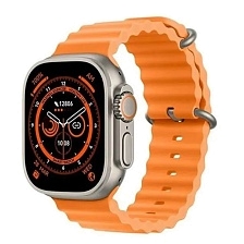 Смарт часы Smart Watch W&O X8 Ultra, 49 mm, цвет золотистый (распродажа -70%)