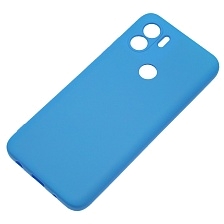 Чехол накладка NANO для Redmi A1 Plus, Redmi A2 Plus, POCO C51, силикон, бархат, цвет голубой Чехол накладка NANO для Redmi A1 Plus, Redmi A2 Plus, POCO C51, силикон, бархат, цвет голубой