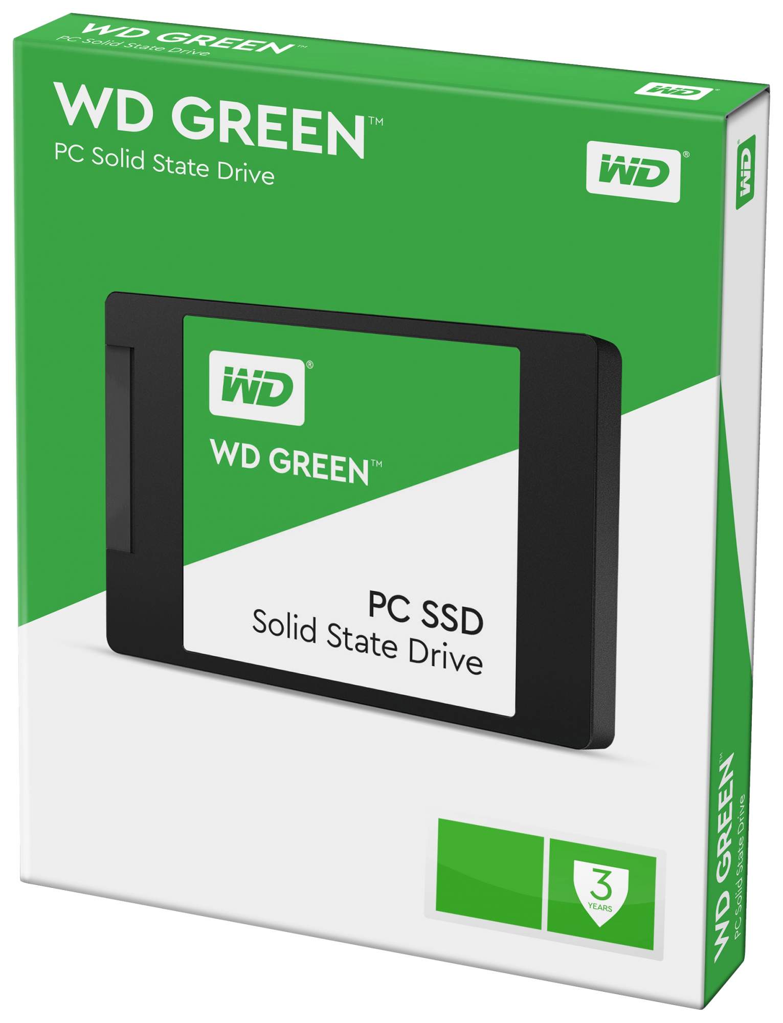Твердотельный внутренний диск SSD WD Green WDS480G2G0A 480ГБ, 2.5", SATA III Твердотельный внутренний диск SSD WD Green WDS480G2G0A 480ГБ, 2.5", SATA III