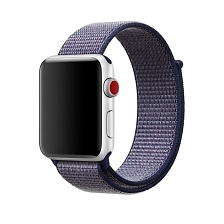 Ремешок для часов Apple Watch (38-40 мм), нейлон, цвет Midnight blue (1). Ремешок для часов Apple Watch (38-40 мм), нейлон, цвет Midnight blue (1).