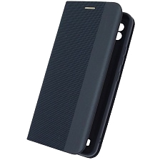Чехол книжка MESH для Realme C21, текстиль, силикон, бархат, визитница, цвет темно синий Чехол книжка MESH для Realme C21, текстиль, силикон, бархат, визитница, цвет темно синий