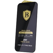 Защитное стекло BACAS OG ESD для APPLE iPhone 17 Pro Max, цвет окантовки черный