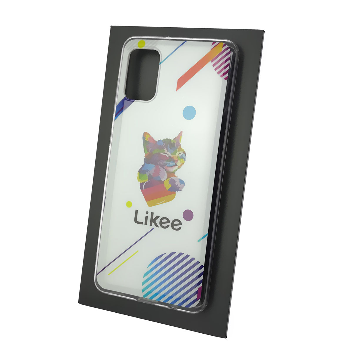 Чехол накладка Vinil для SAMSUNG Galaxy A31 (SM-A315), силикон, рисунок Likee Cat.