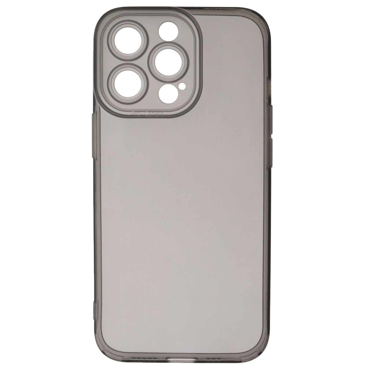 Чехол накладка CATEYES для APPLE iPhone 13 Pro (6.1), защита камеры, силикон, цвет прозрачно черный Чехол накладка CATEYES для APPLE iPhone 13 Pro (6.1), защита камеры, силикон, цвет прозрачно черный