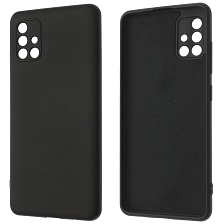 Чехол накладка NANO для SAMSUNG Galaxy A51 (SM-A515), силикон, бархат, цвет черный Чехол накладка NANO для SAMSUNG Galaxy A51 (SM-A515), силикон, бархат, цвет черный